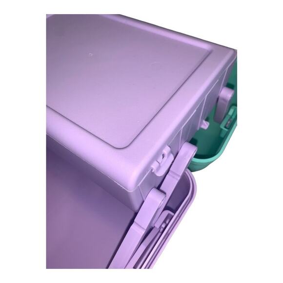 Vintage 1980 Caboodles On-the-Go Makeup Organizer Case Multiple Compartments EUC - Picture 12 of 15